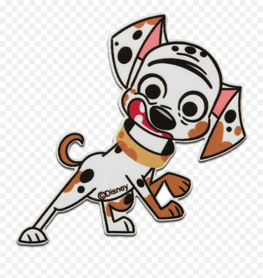 Disney 101 Dalmatians Brown - Iron On Patches Adhesive Emblem Stickers Appliques Size 339 X 327 Inches Catch The Patch Your Store For Dot Emoji,Emoji Sweater Ebay