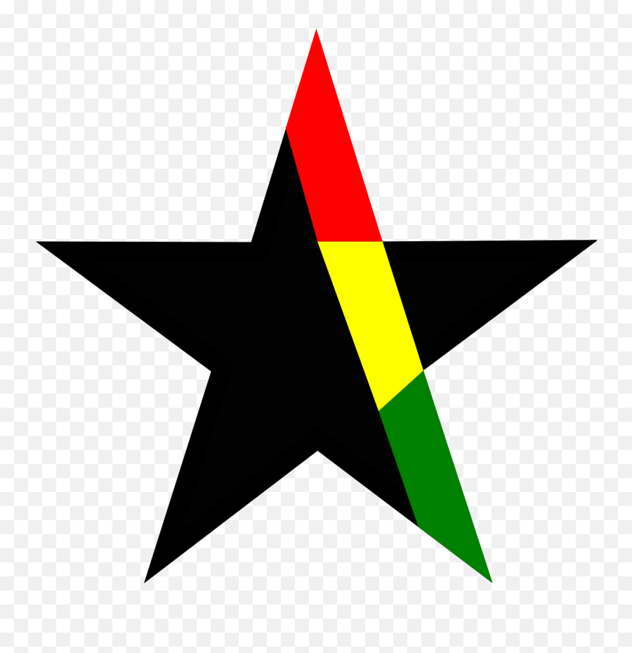 Black Star Ghana Flag - Ghana Black Star Logo Png Emoji,Ghanaian Flag Emoji