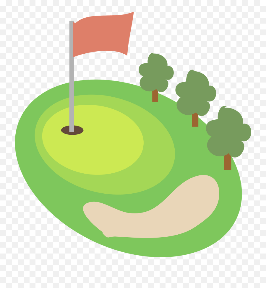 Golf Course Clipart - Golf Course Clipart Png Emoji,Golf Club Emoji