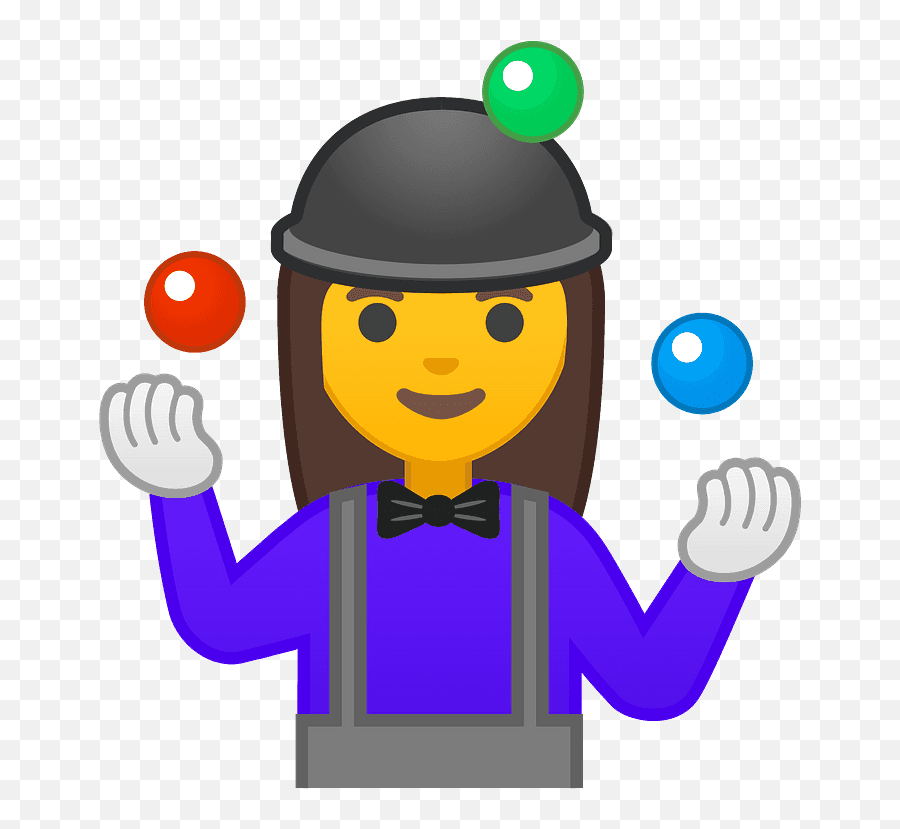 Woman Juggling Emoji Clipart Free Download Transparent Png - Malabarista Mujer Png,Christian Emojis Free