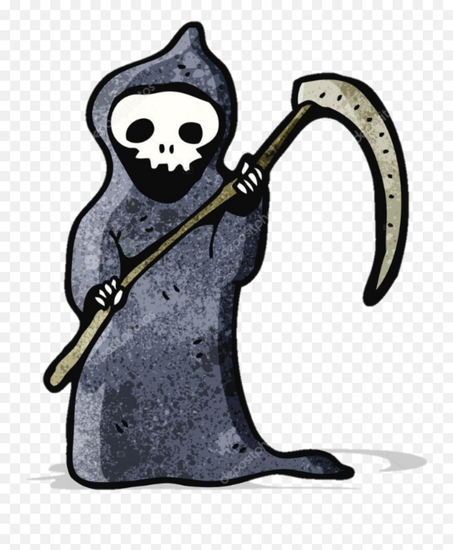 Reaper Grim Death Sticker - Imagenes De Muerte Caricatura Emoji,Grim Reaper Emoji