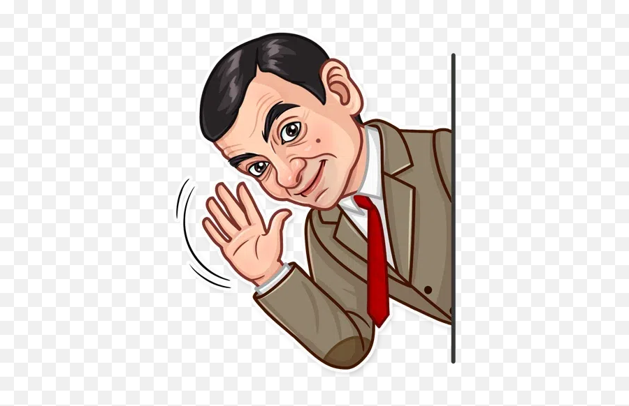 Mr - Mr Bean Sticker Design Emoji,Mr Bean Emoji