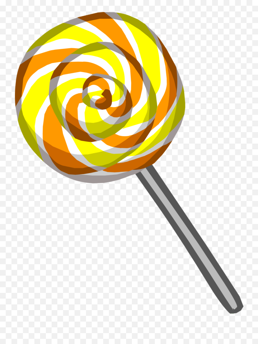 Orange Clipart Lollipop Orange Lollipop Transparent Free - Lollipop Club Penguin Emoji,Lollipop Lips Emoji Pop