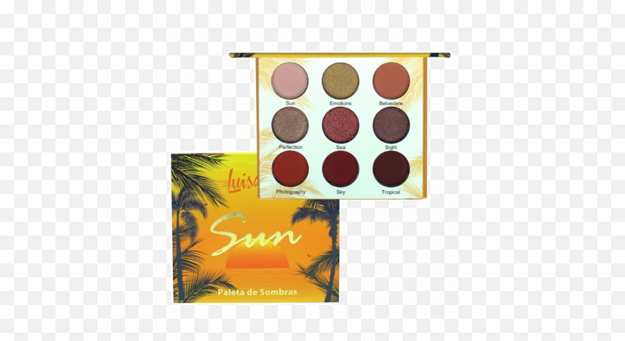 Paleta De Sombras Sun L1072 - Luisance Paleta De Sombras Sun Luisance Emoji,Produtos Bio Emotion