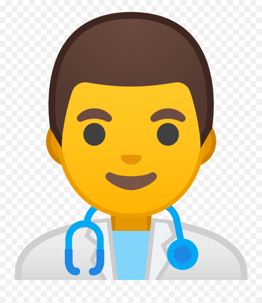 Man Health Worker Icon - Doctor Emoji,Good Health Emoji