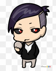 How To Draw Uta Chibi Tokyo Ghoul - Uta Chibi Tokyo Ghoul Emoji,Tokyo Ghoul Emojis