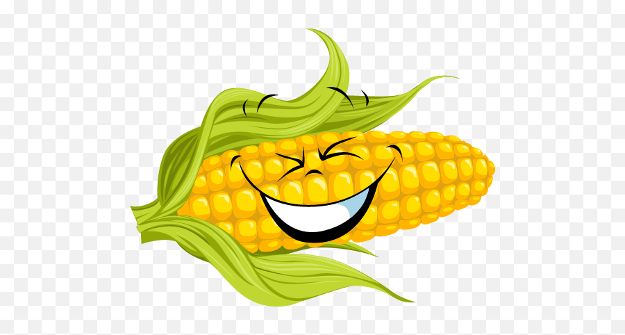 Corn Sp Emoji Stickers By Toprank Games - Corn No Husk Cartoon,Sweet Emojis