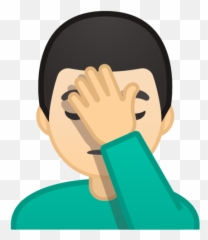 Facepalm Png And Vectors For Free - Facepalm Emoji Man,Picard Facepalm Emoji