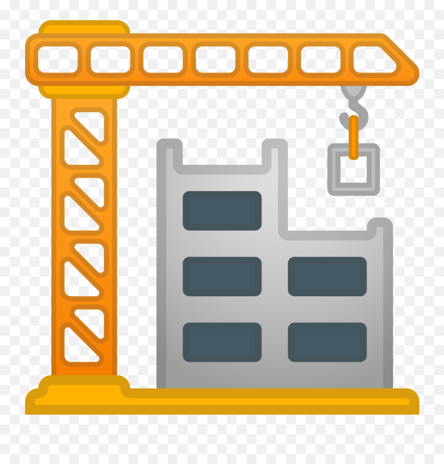 Building Construction Emoji - Construction Building Icon Png,Soccor Ball Building Emoji