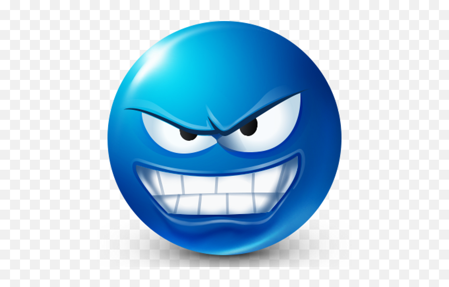 App Insights Blue Smileys By Emoji World Apptopia - Blue Emoji,Toothy Grin Emoji