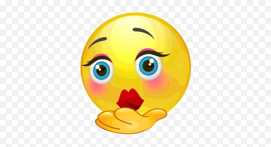 Gifs Devki - Smiley Kiss Emoji,I Miss You Emoticon