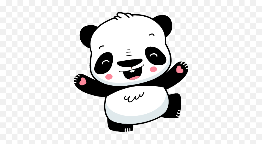 Panda Emoji On Behance - Cute Transparent Panda Emoji,Nice Emoji