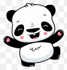 Panda Emoji On Behance - Cute Transparent Panda Emoji,Nice Emoji