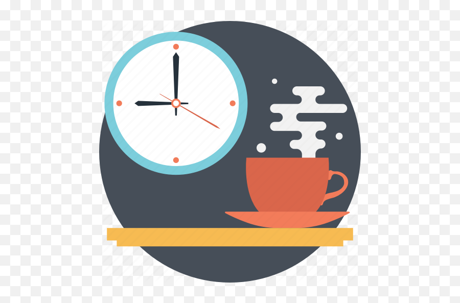 Break Time Clock Tea Timer Watch Icon - Download On Iconfinder Break Time Icon Png Emoji,Clock Rocket Clock Emoji