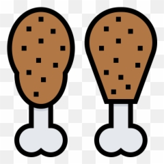 Chicken Fast Food Fried Thigh Free Icon Of Street Food - Oklahoma City National Memorial Museum Emoji,Chicken Emoticons For Facebook