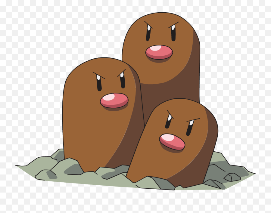 Biology Of Group Pokémon - Dugtrio Pokemon Emoji,Pokemon Emotion Sprites