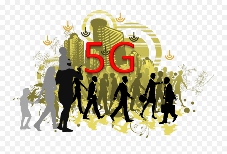 5g And The Future Of Smart Cities - Enterra Solutions Rushing Silhouette Clipart Emoji,Waves Knocking Emotions