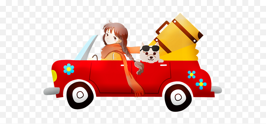 7089643 Pixabay - Anime Girl Driving A Car Pin Up Emoji,Batista Emoticon