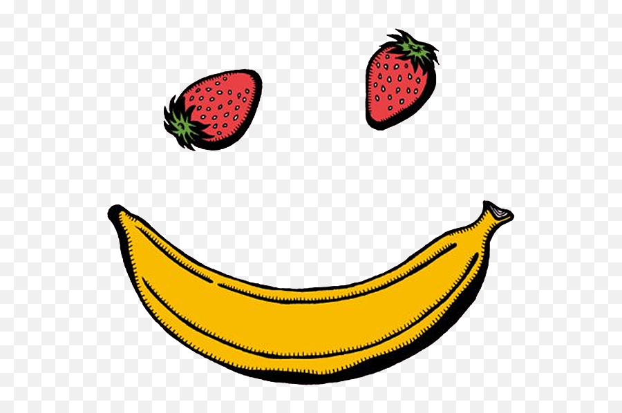 Banana Straberry Face Iphone 5s Tough - Happy Emoji,Emoticons For Iphone 5s