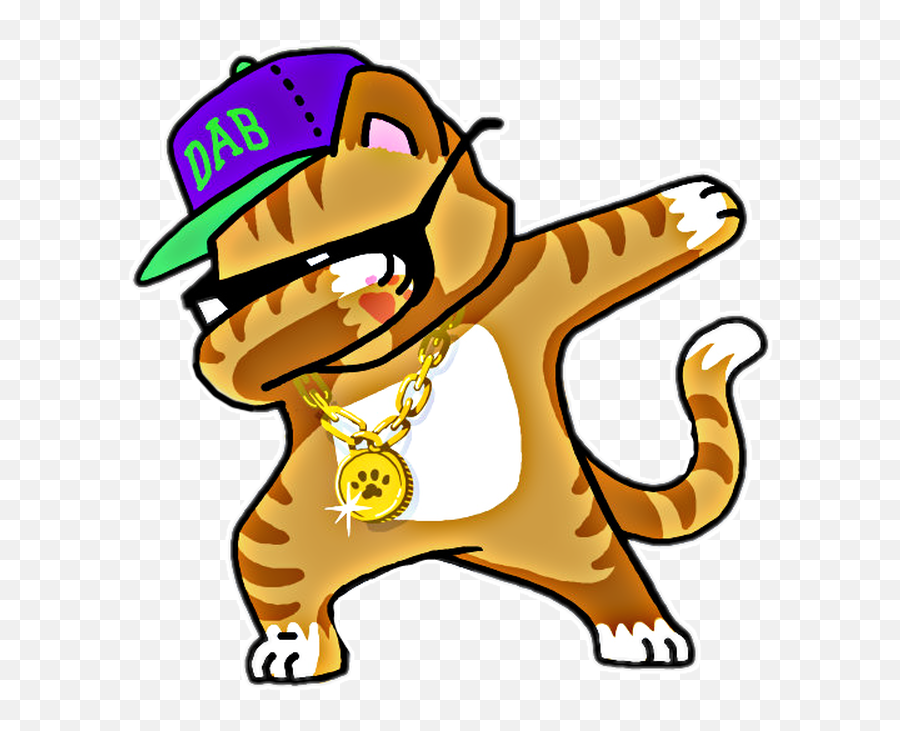 Dabbing Cat Funny Shirt Dab Hip Hop - Dabbing Cat Emoji,Dab Emoticon