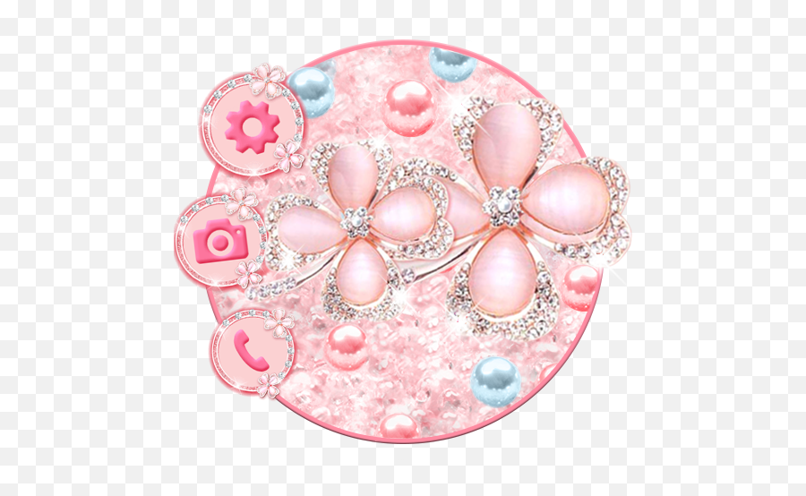 2021 Glitter Flower Themes Live Wallpapers Pc Android - Girly Emoji,Emoji Stickers Hot Topic