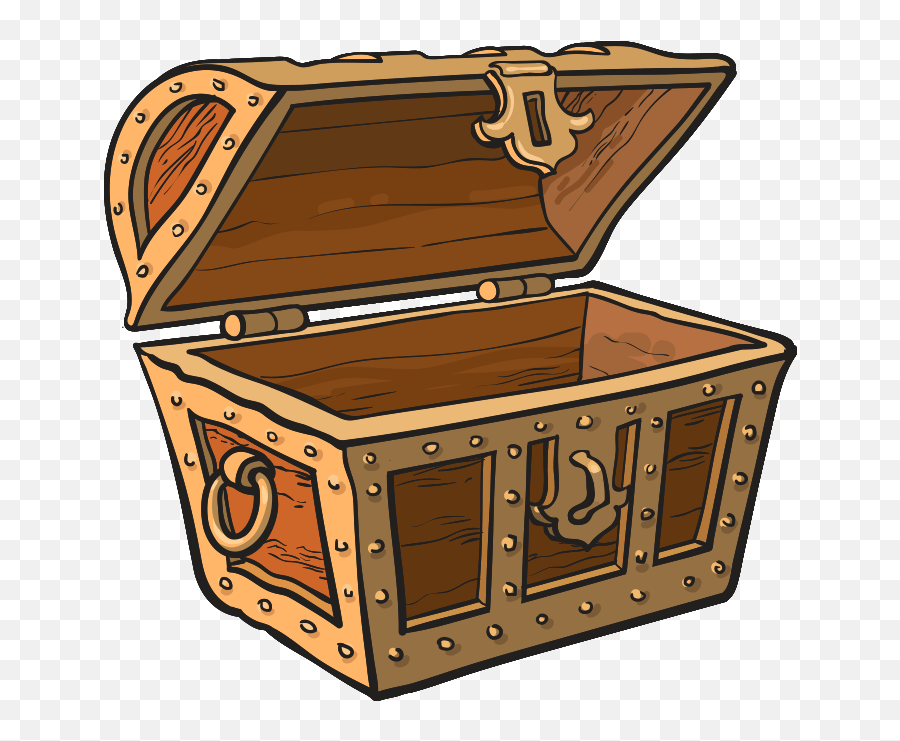 Chest Treasurechest Treasure Pirate - Empty Treasure Box Png Emoji,Treasure Chest Emoji