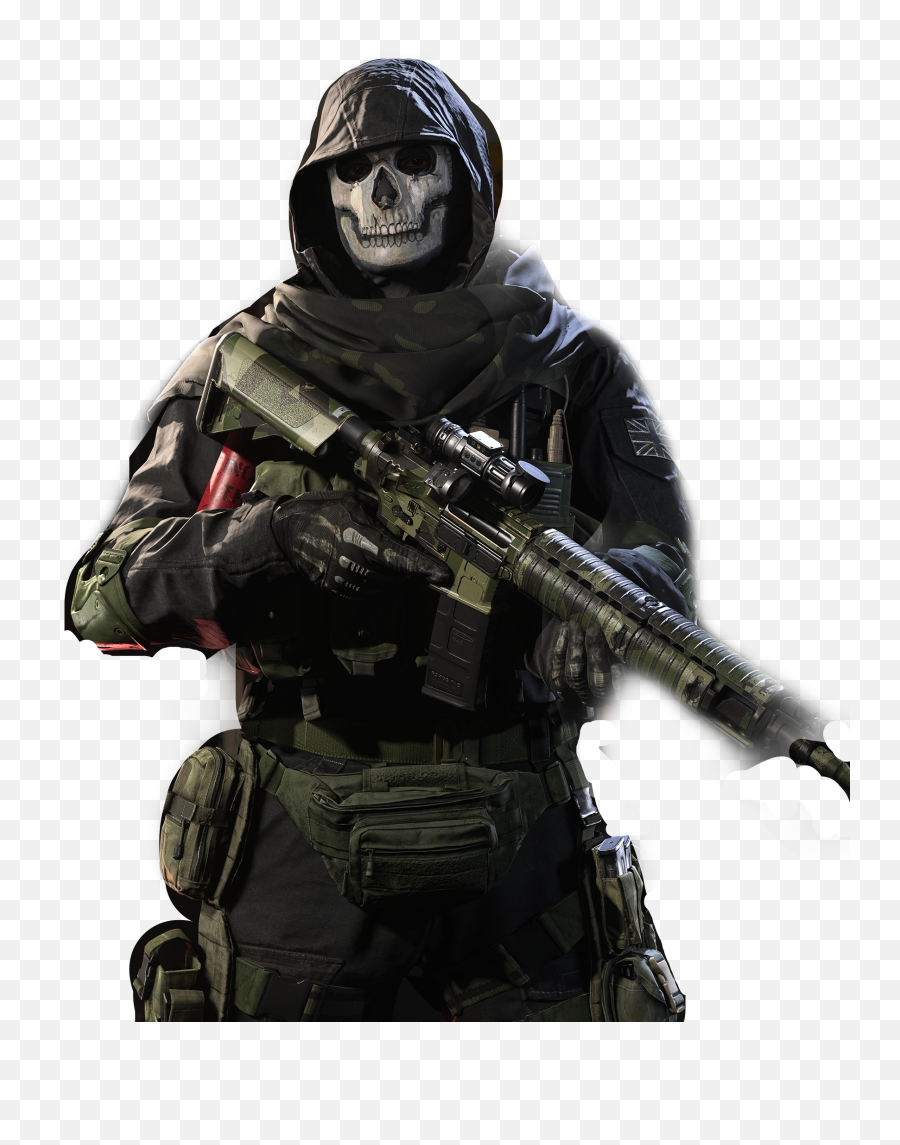 Callofduty Ghost Sticker - Ghost Modern Warfare Emoji,Ghost Ghost Gun Emoji