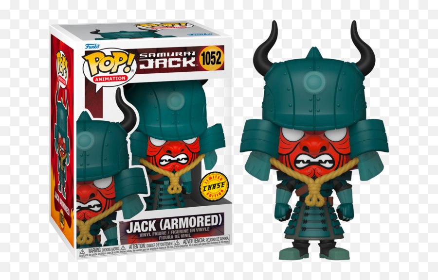 Samurai Jack - Jack Armoured Pop Vinyl Figure Emoji,Adult Swim Samurai Jack Emojis