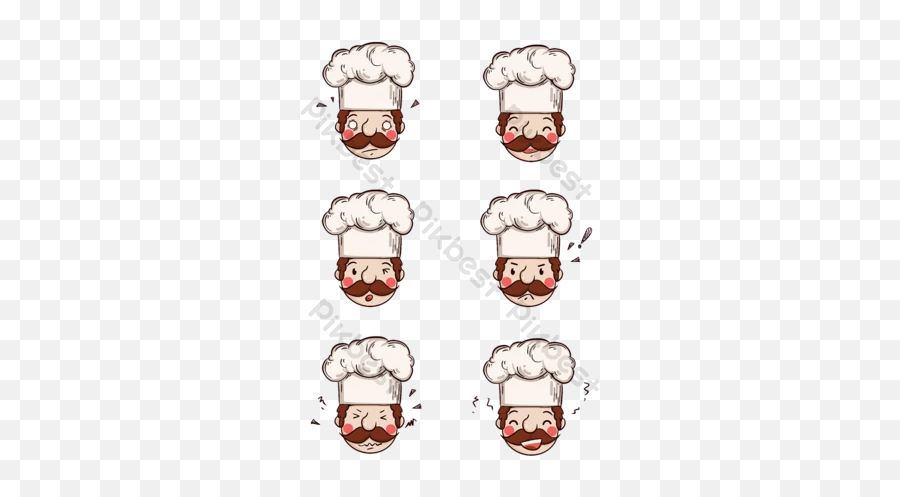 Cartoon Cute Chef Pig Illustration Png Images Psd Free Emoji,Chef Emotion