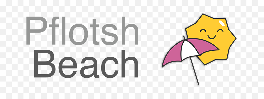 Pflotsh Beach App Emoji,Beach Umbrella Emoticon