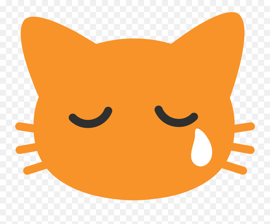 Emoji U1f63f - Android Cat Crying Emoji Lg,Cryface Emoji