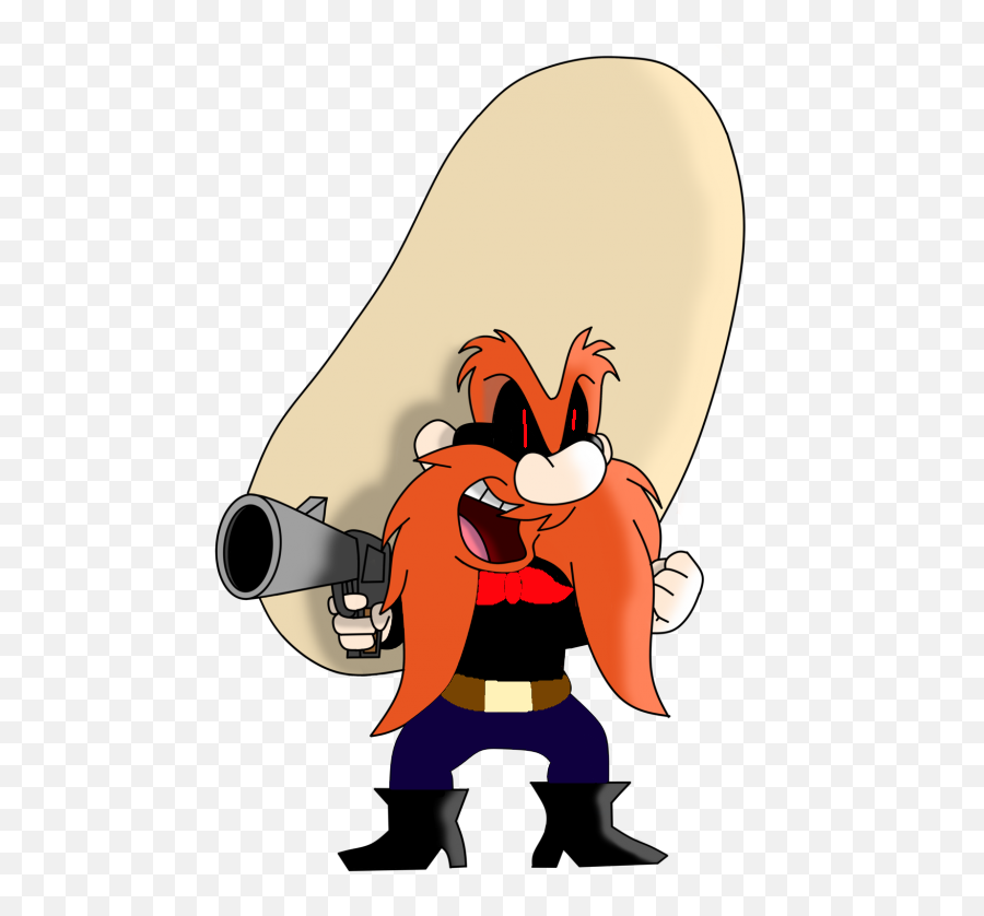 Looneytunes Yosemitesam Exe Sticker By Yuyunyc04 - Fictional Character Emoji,Yosemite Emoji