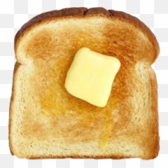 Frenchtoast Toast Butter Sticker - Buttered Toast Transparent Emoji,French Toast Emoji