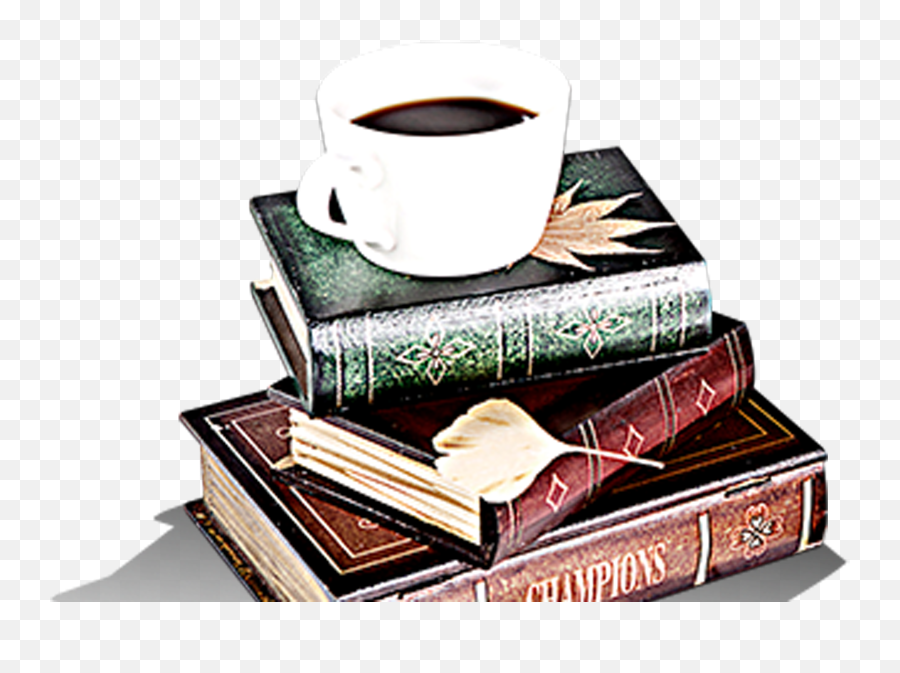 Download Hd Jpg Royalty Free Stock Tea Books Transprent Png - Book And Coffee Free Stock Emoji,Tea Emoji Transparent