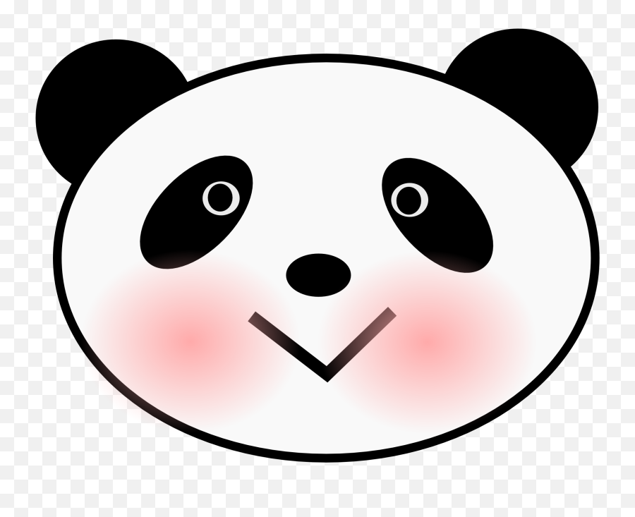 Panda Love You Teddy Bear Clipart Free Clipart Images - Panda Head Clipart Emoji,Bear Emoticon