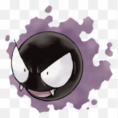 Gastly - Gastly Pokemon Emoji,Pokemon Generation 6 Emoticons