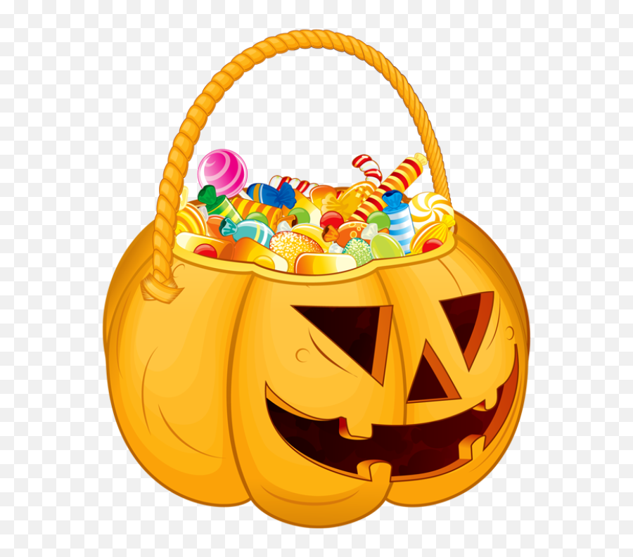Trick Or Treat Candy - Trick Or Treat Bag Clipart Emoji,Emoji Trunk Or Treat