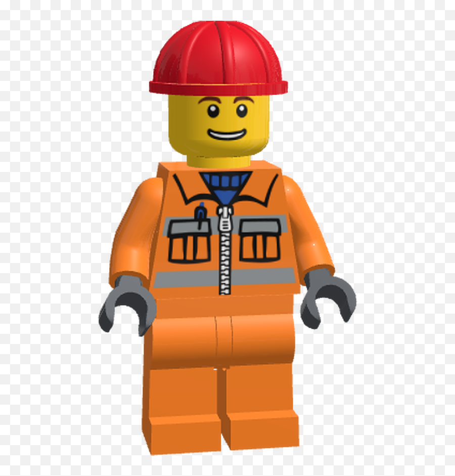 Lego Minifigure Cty0034 Construction - Workwear Emoji,Construction Worker Scenes And Emotions