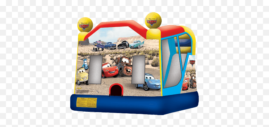 Inflatable Sports Games For Rent New York Clownscom - Disney Cars Bounce House Emoji,Jack Sparrow Disney Emoji Power