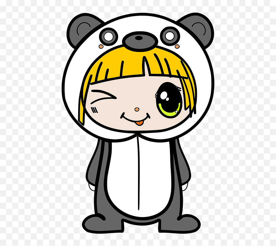 Child Little Bear Cute - Free Vector Graphic On Pixabay Novios Disfrazados De Pandas Kawaii Emoji,Deviantart Pony Emojis