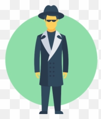 Detective Vector Svg Icon 19 - Png Repo Free Png Icons Gentleman Emoji,Police Detective Emoji