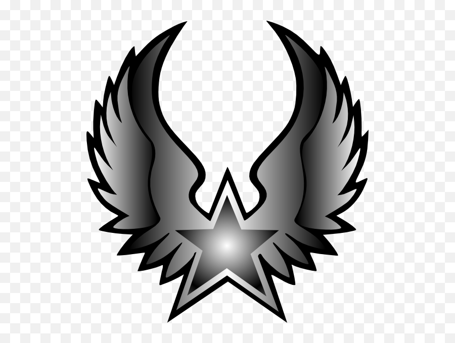 Rock Star Black White Clip Art At Clkercom - Vector Clip Emoji,Emoticon Black And Whiteclipart