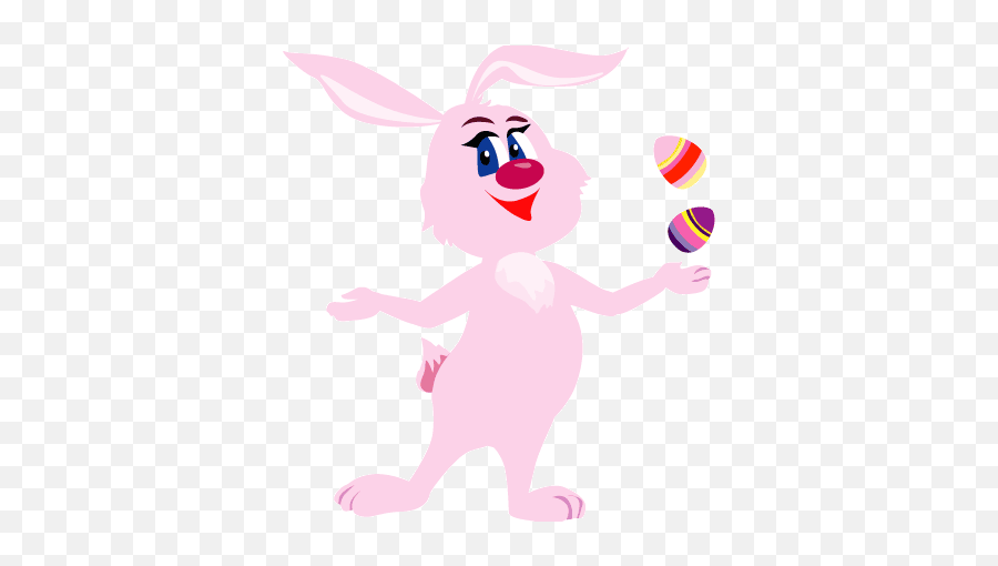 Download Easter Clip Art Free Clipart - Dot Emoji,Bunny Holding Cake Emoticon