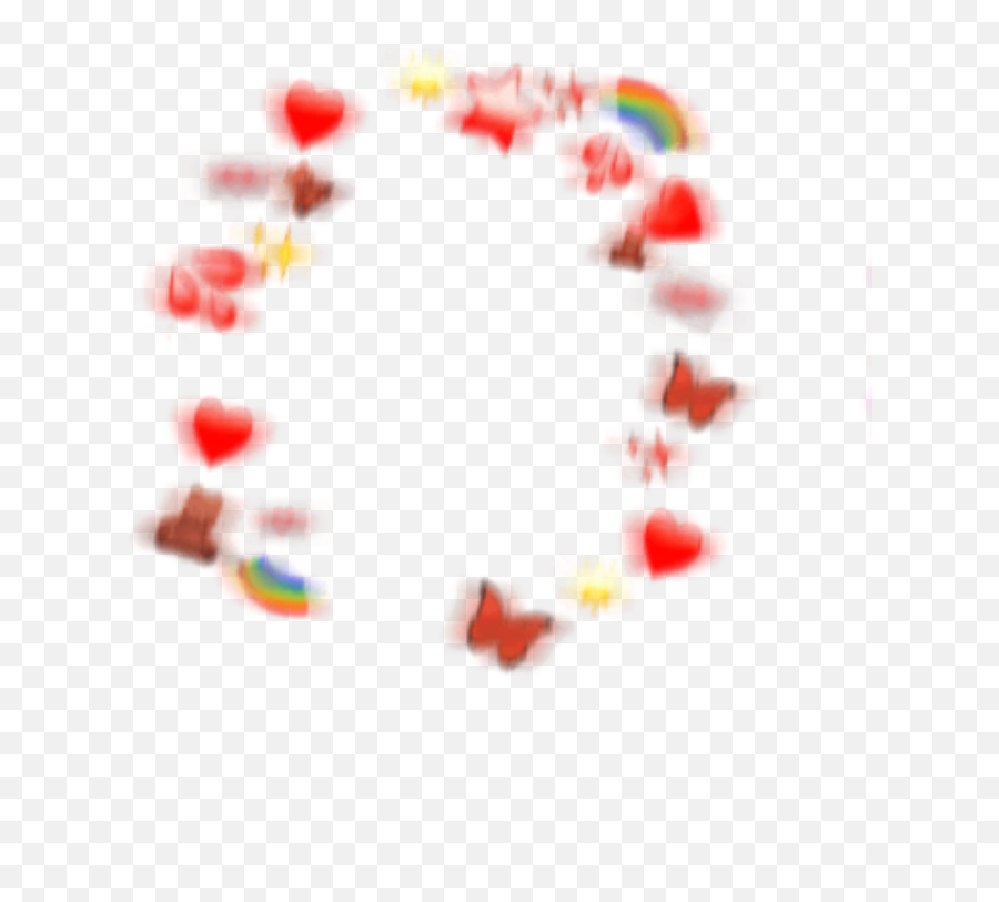 Edit Sticker - Hearts Blur Meme Transparent Png Emoji,Heart Emojis Meme Overlay
