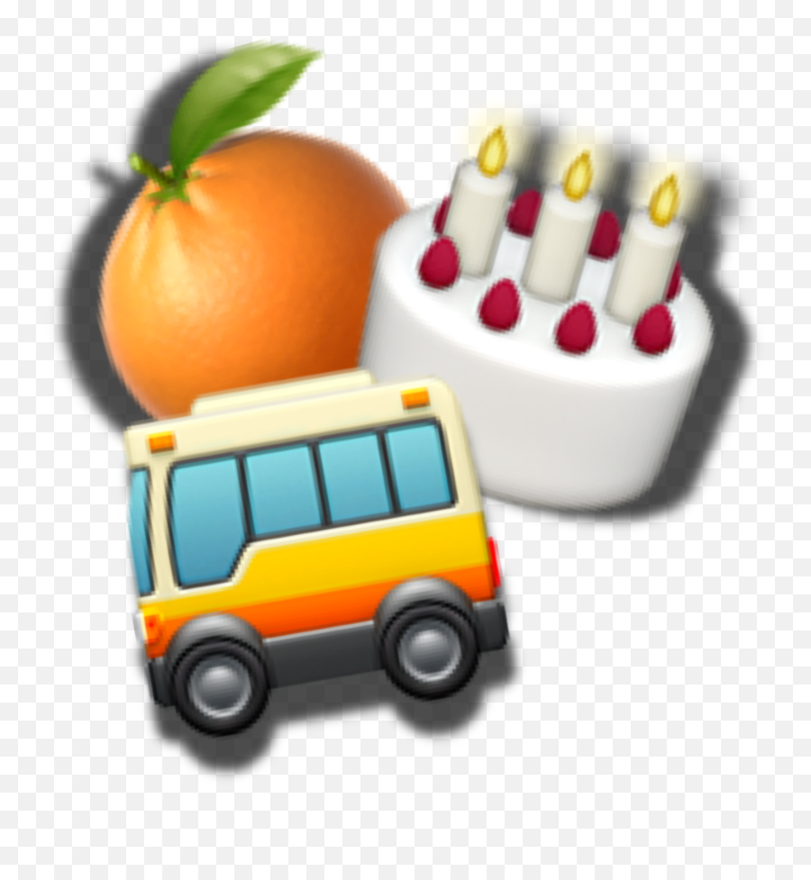 K - Clementine Emoji,Bus Emoji