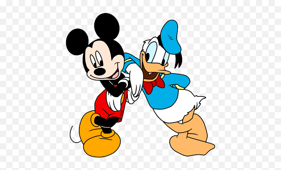 Mickey Mouse And Friends Clip Art N14 - Mickey Mouse En Donald Duck Emoji,Mickey And Friends Emotions