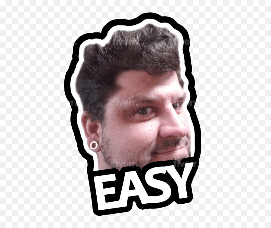 Make A Twitch Emote Out Of Your Face By Leventeve1 Fiverr Emoji,Le Lenny Face Twitch Emoticon