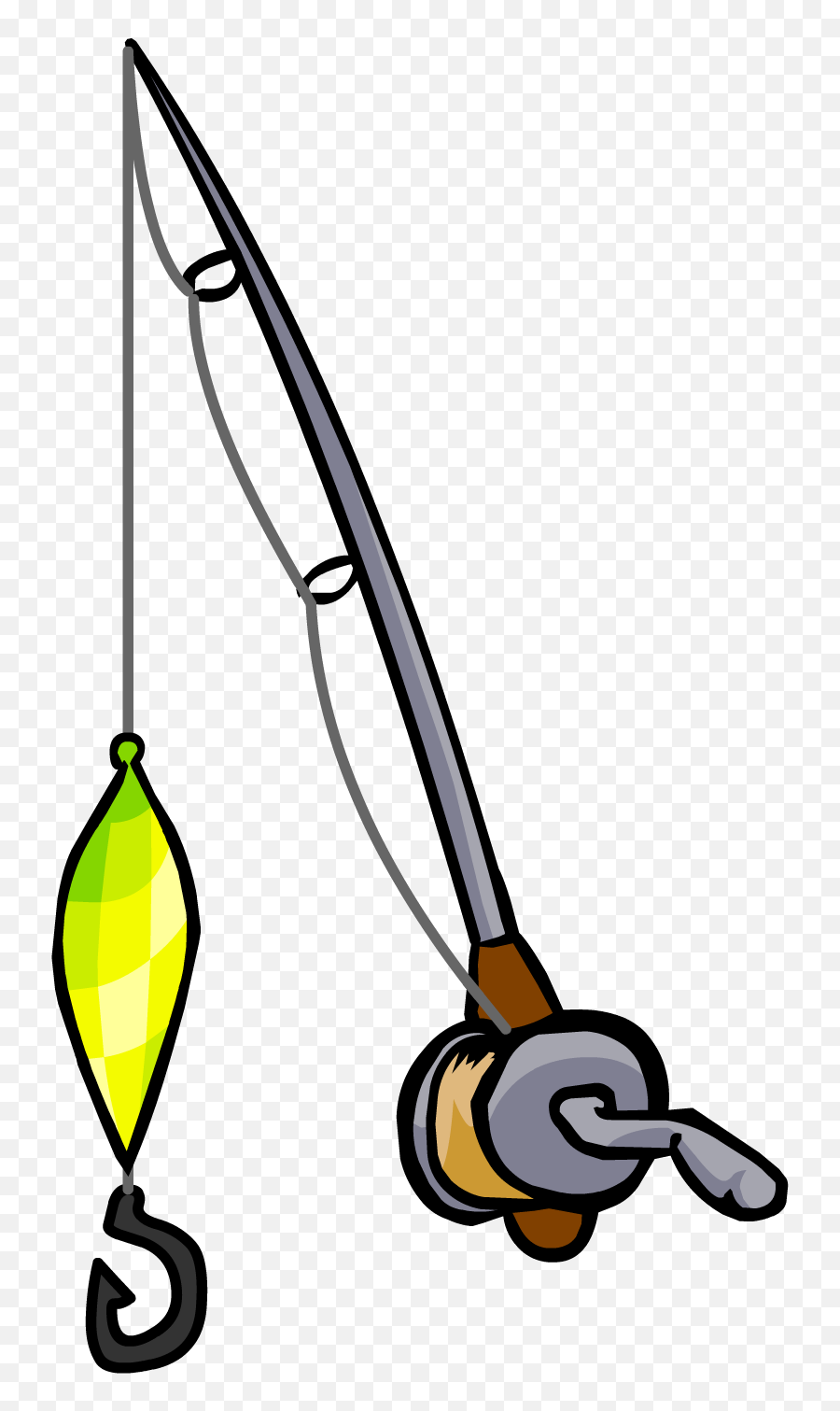 Flashing Lure Fishing Rod - Draw A Fishing Road Easy Emoji,Fishing Emojis