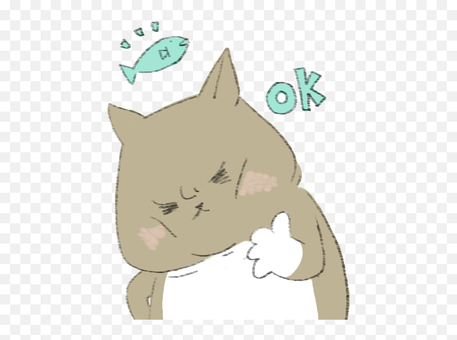 Lazy Fat Cat By Sungju Lee Emoji,Cat Punching Emoticon
