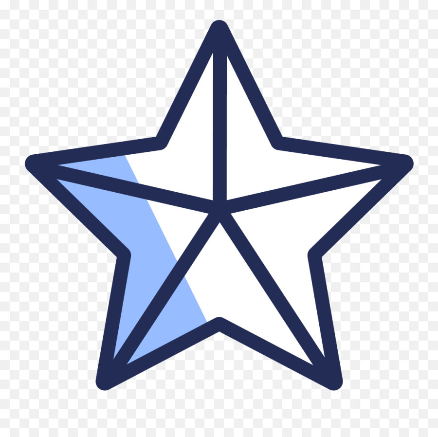 Captains Course Course Emoji,Star Emoji With No Outline